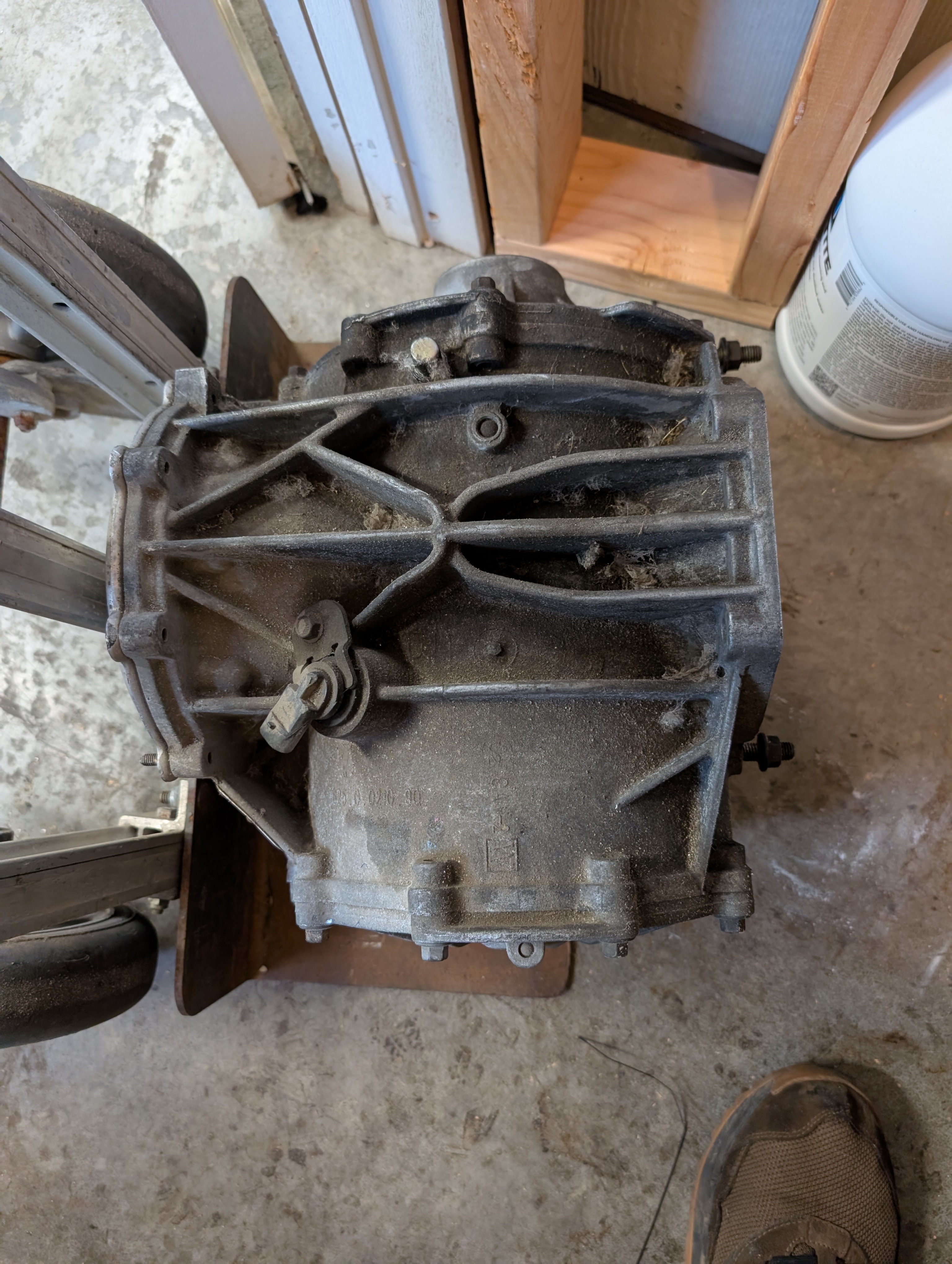 A C5 3 rib differential, as seen from above to make it very obvious what a 3 rib differential looks like.