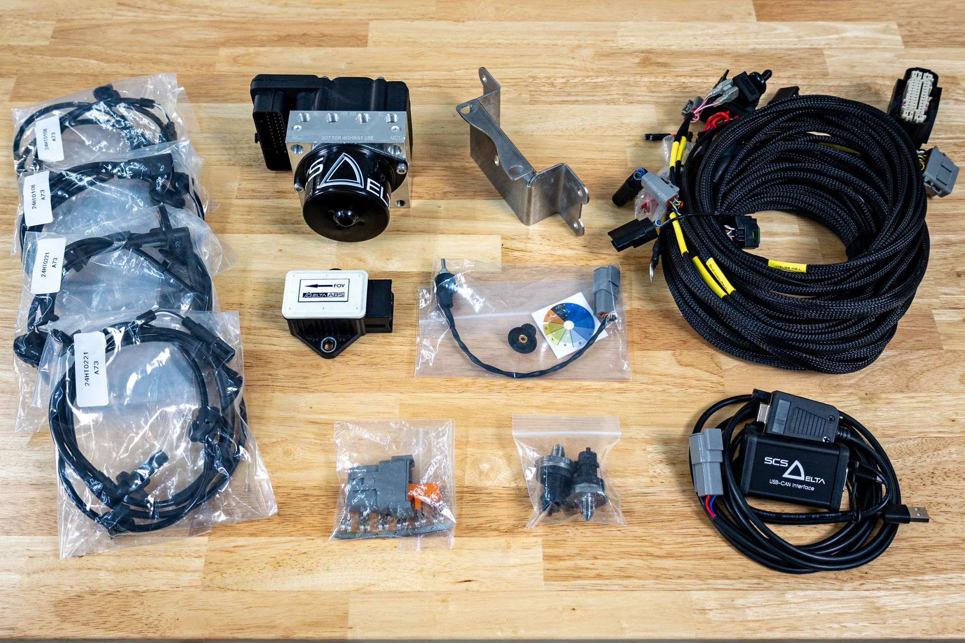 The full Delta ABS system.