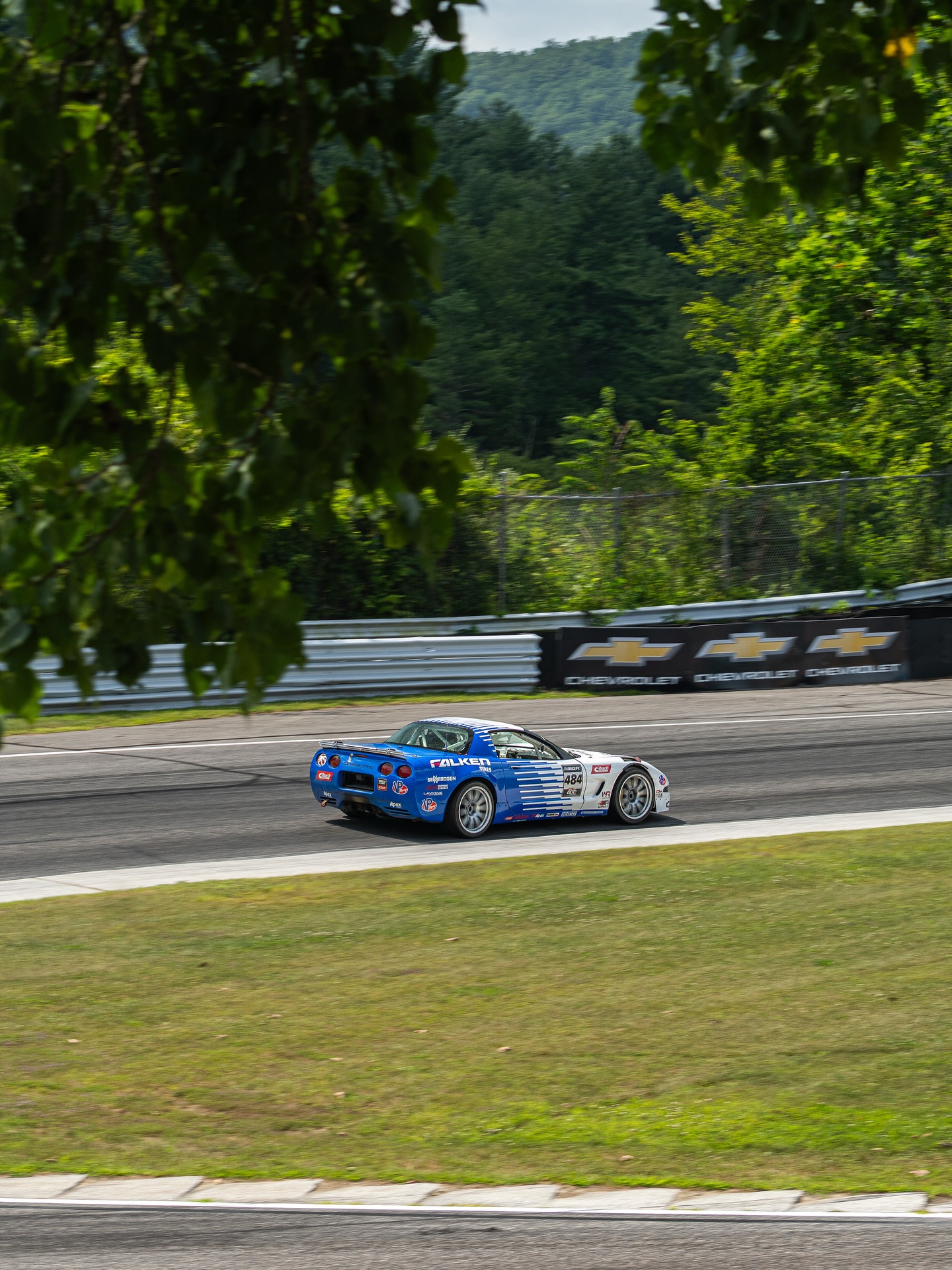 C5 Corvette on a straightaway