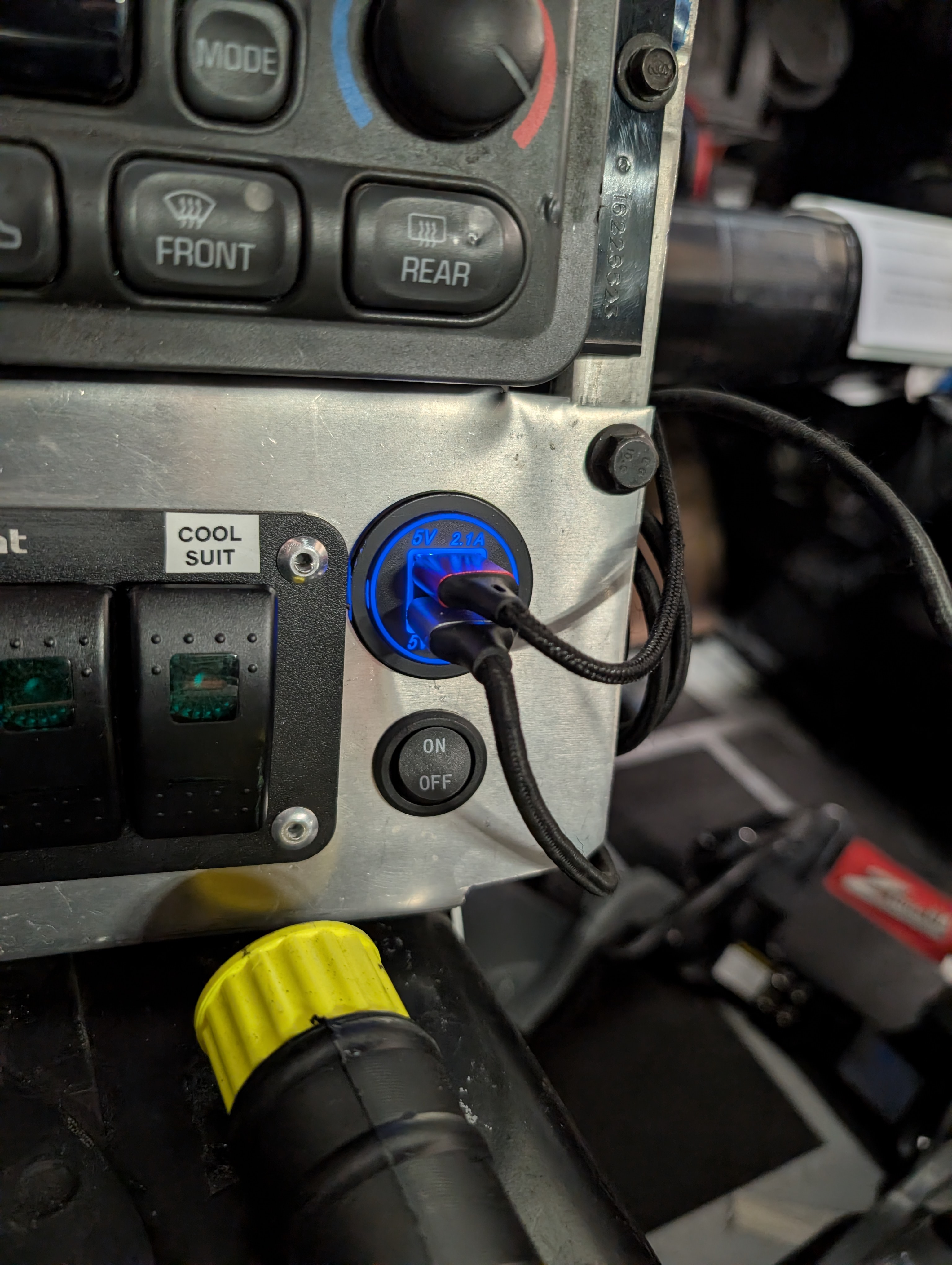 An example of where Shred Jesse has his switch wired up for Fire Laps