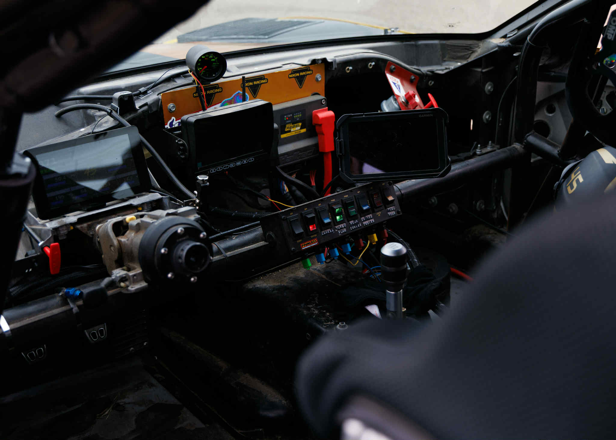 The interior of Colt Nixon's C5 Corvette