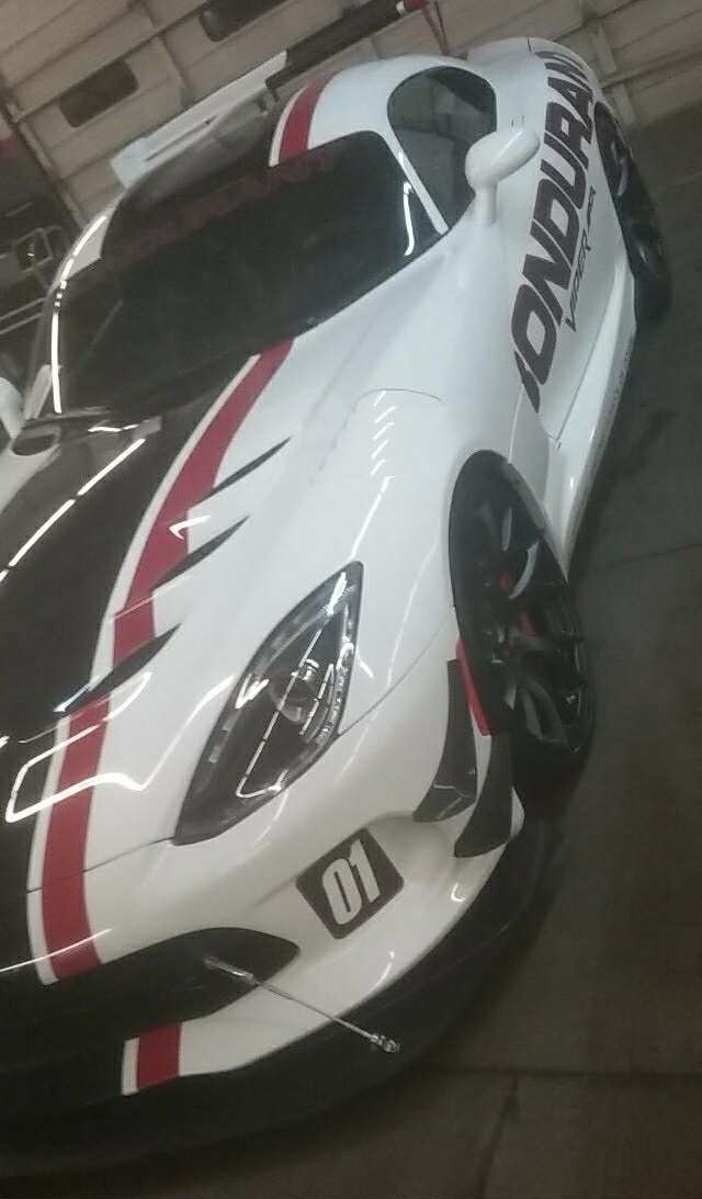 A Bondurant racing Viper, as worked on by Colt Nixon