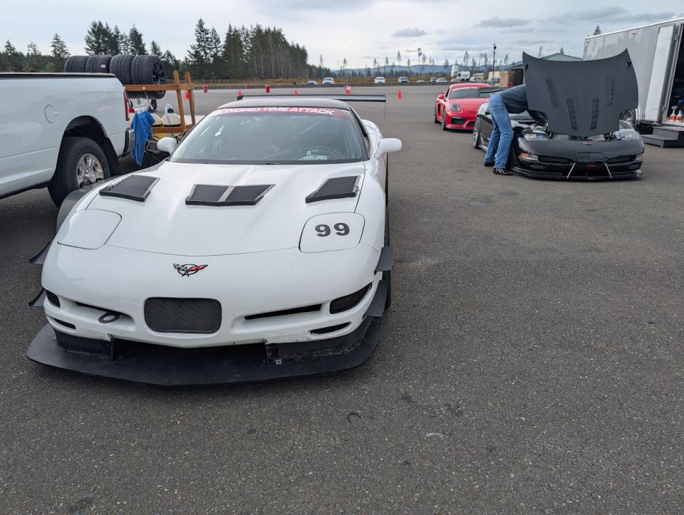 Two C5 Corvettes at the Ridge Motorsports Park